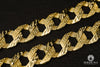 Bracelet en Or 10K | Bracelet Homme 15mm Bracelet Gianni M15