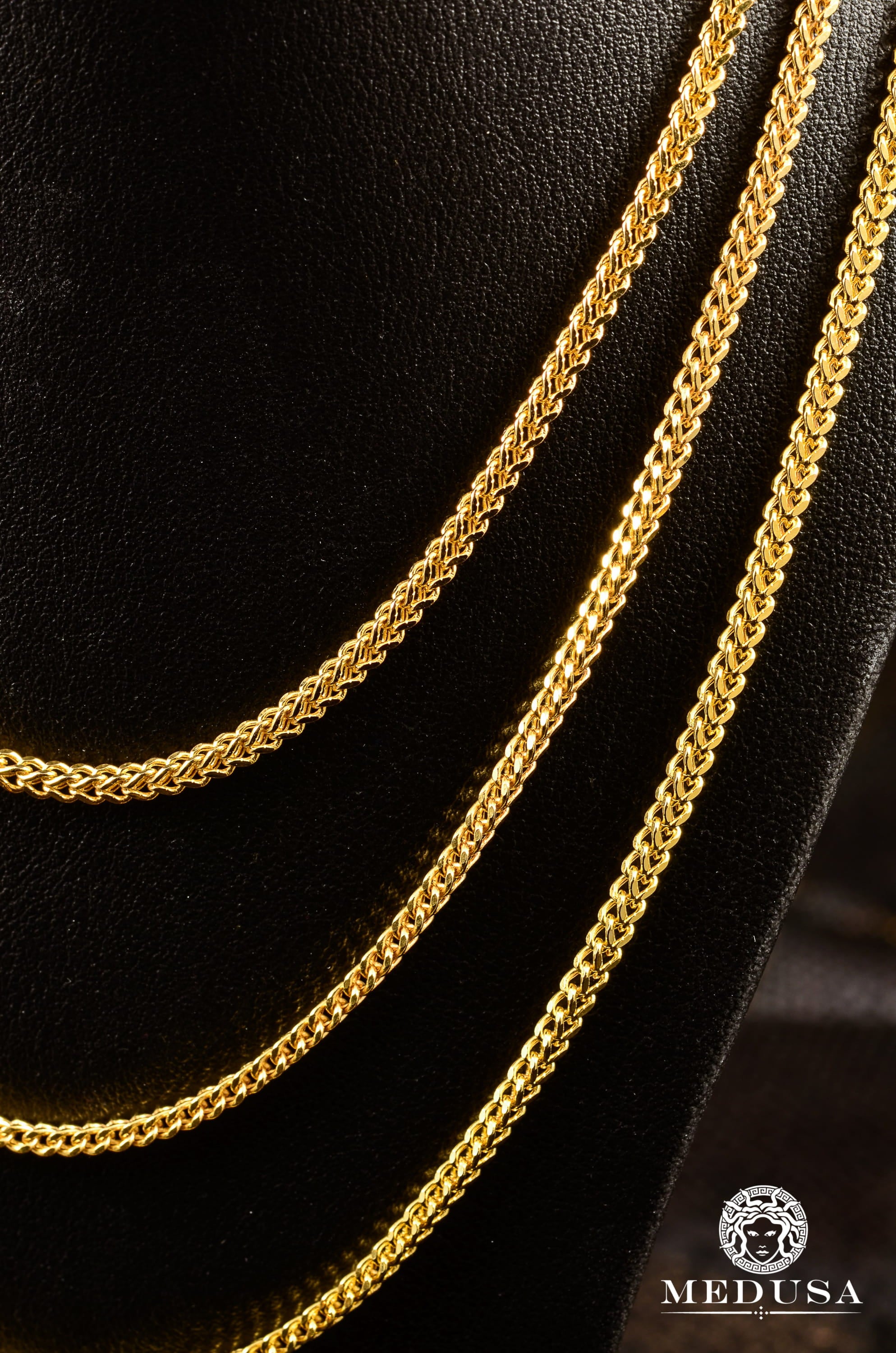 Chaîne en Or 10K | Chaîne 2.5mm Franco