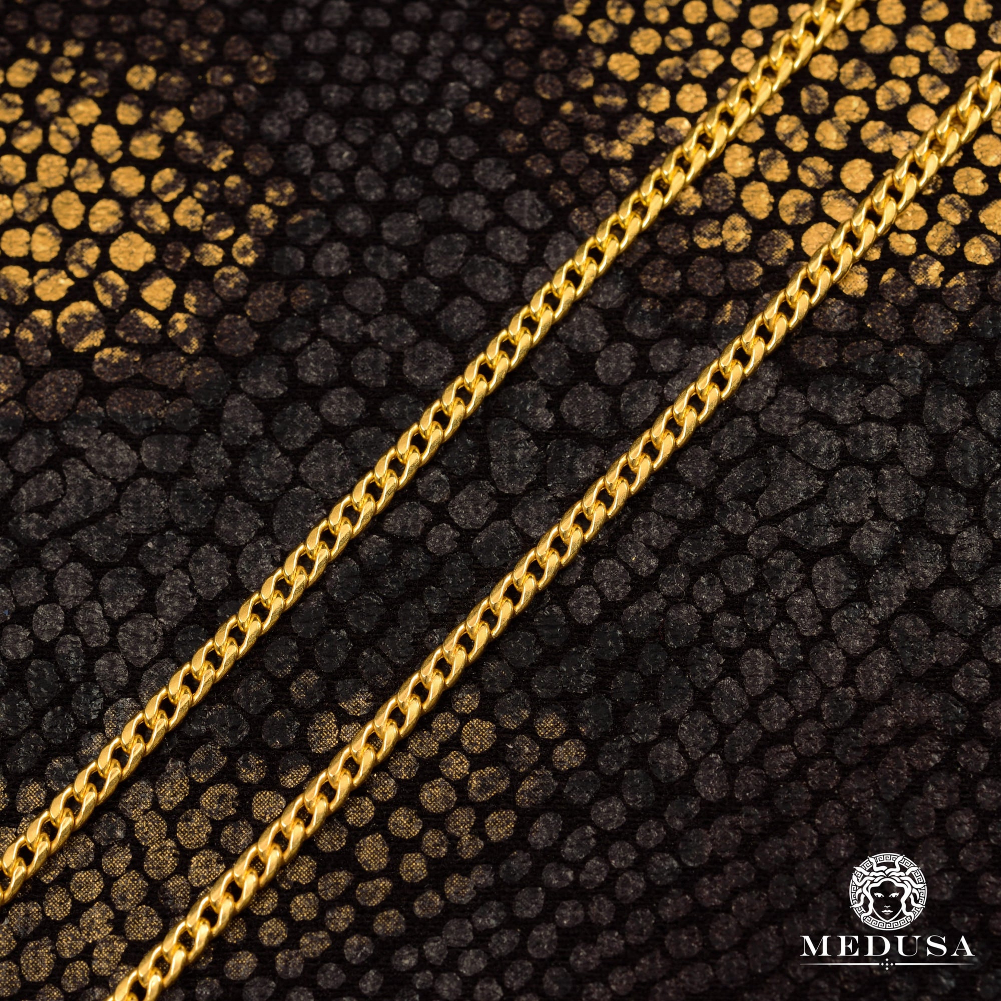 Chaîne en Or 10K | Chaîne 2mm Baby Cuban Link