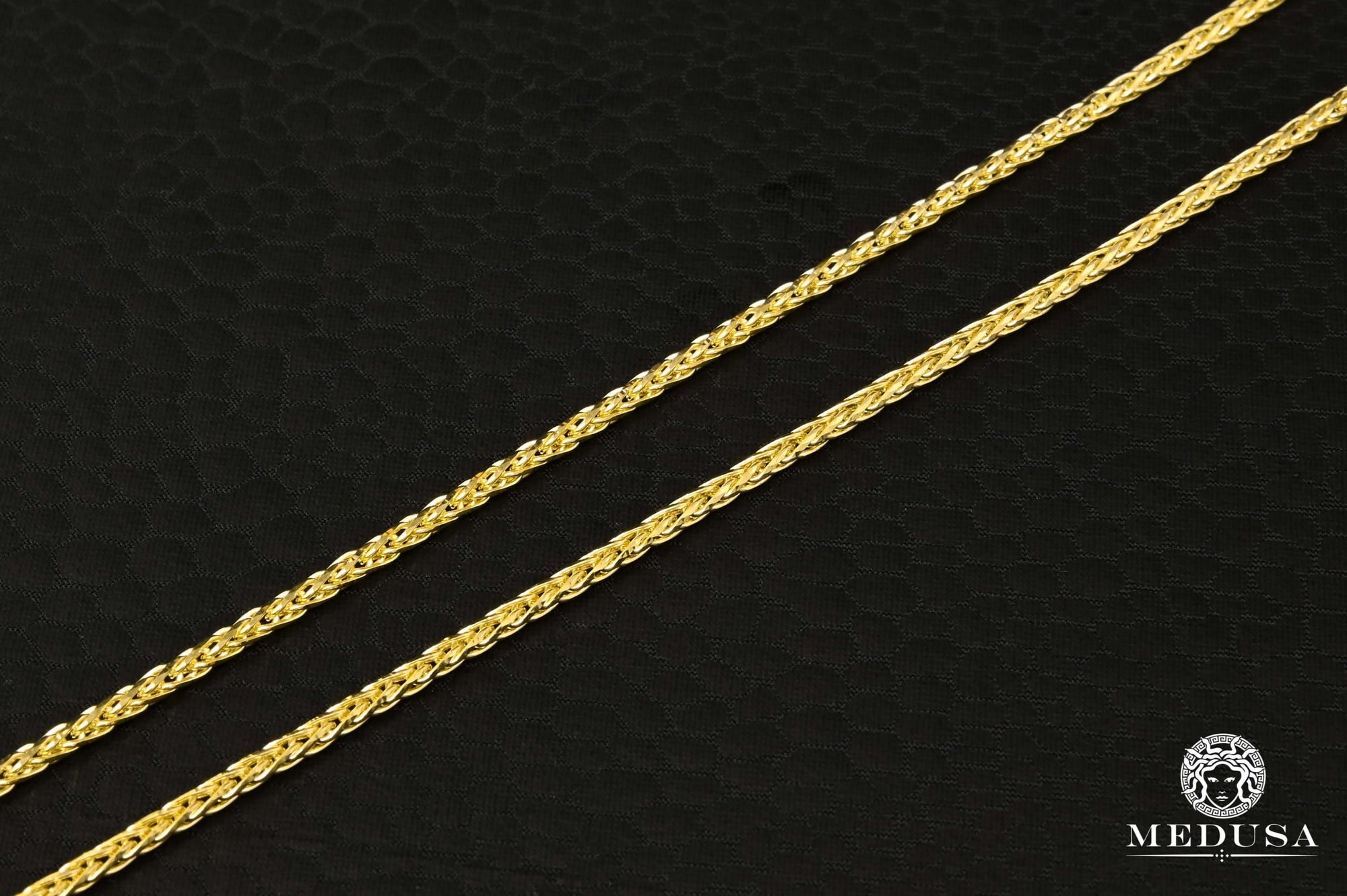 Chaîne en Or 10K | Chaîne 2mm Wheat Solid