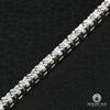 Bracelet en Or 10K | Bracelet Homme 3mm Tennis Or Blanc Or Blanc