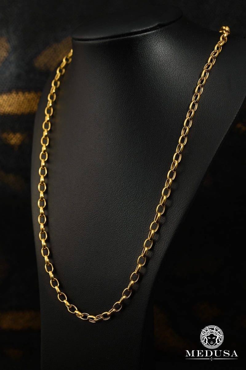 Chaîne en Or 10K | Chaîne 4.5mm Rollo Tiffany
