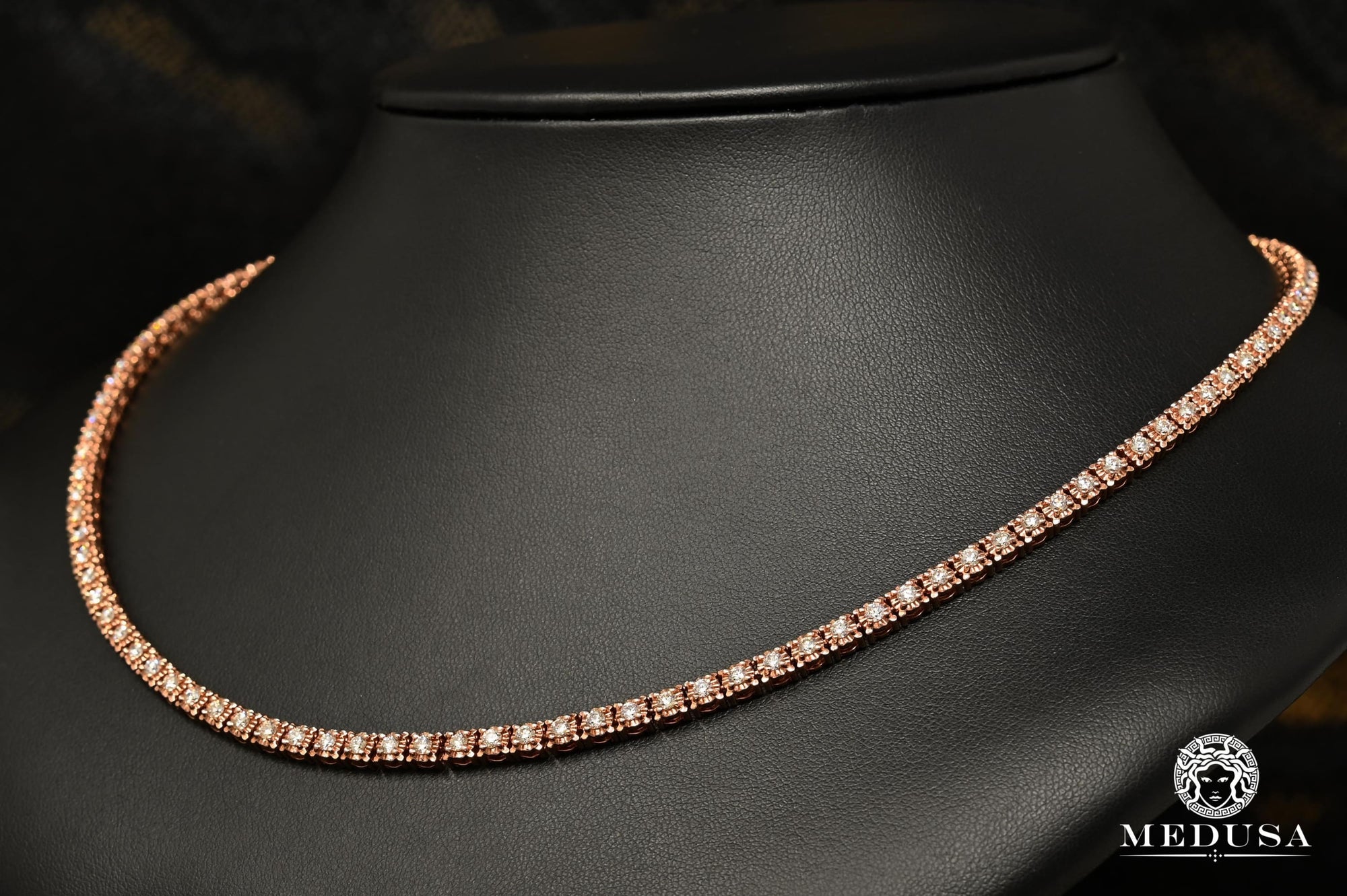 4.5mm Tennis Chain 4-Prong Rose