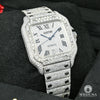Montre Cartier | Montre Homme 40mm Cartier Santos 100 - Full Dial Iced Stainless