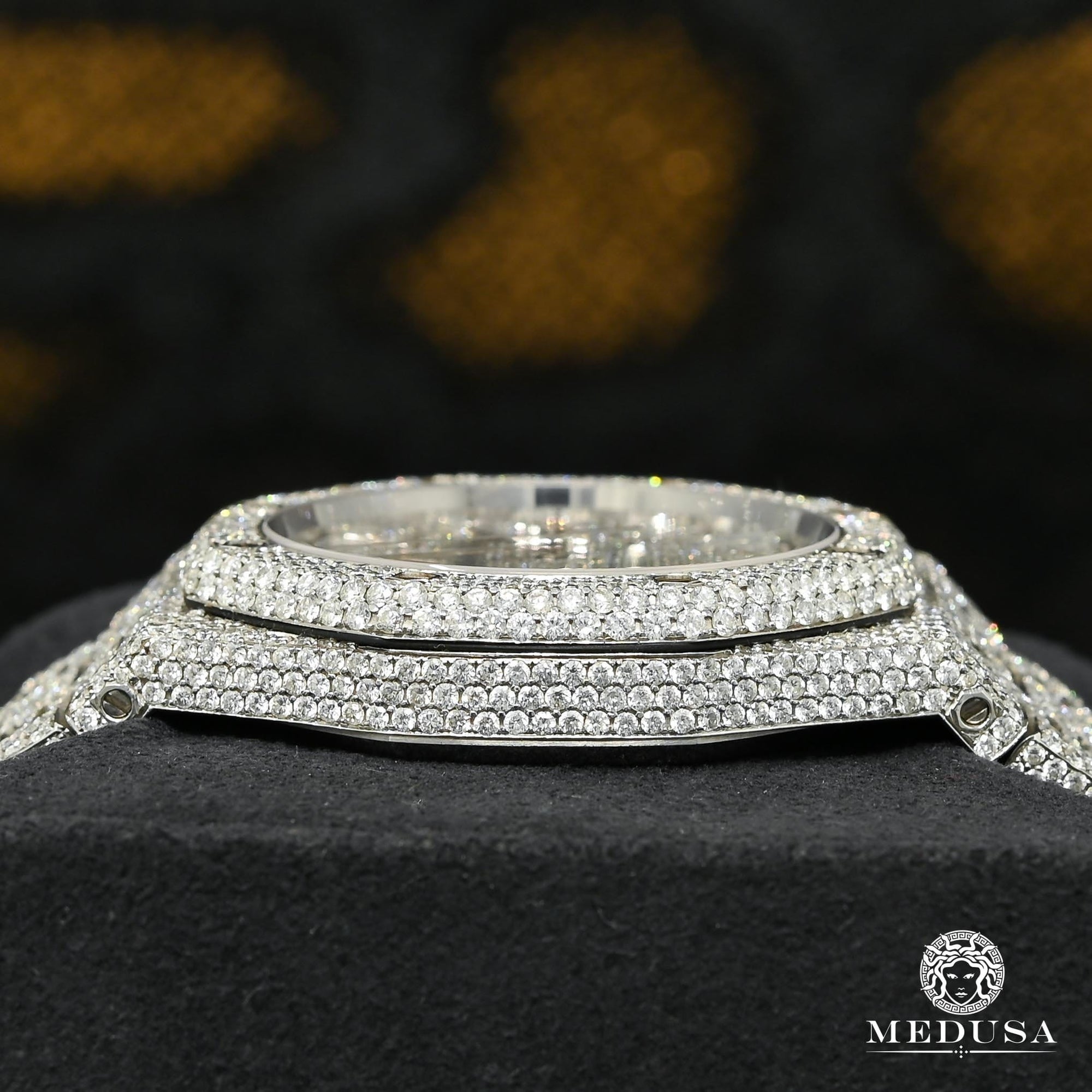 Montre Audemars Piguet | Montre Homme 41mm Audemars Piguet Royal Oak - Black Iced Stainless