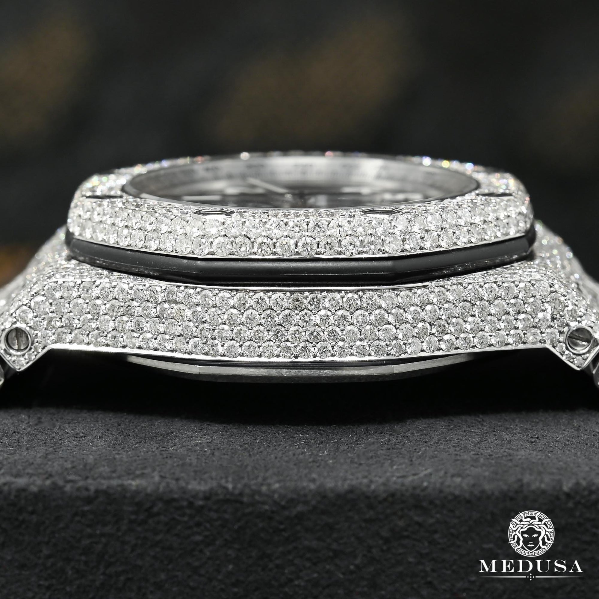 Montre Audemars Piguet | Montre Homme 42mm Audemars Piguet Offshore - Black Iced Stainless