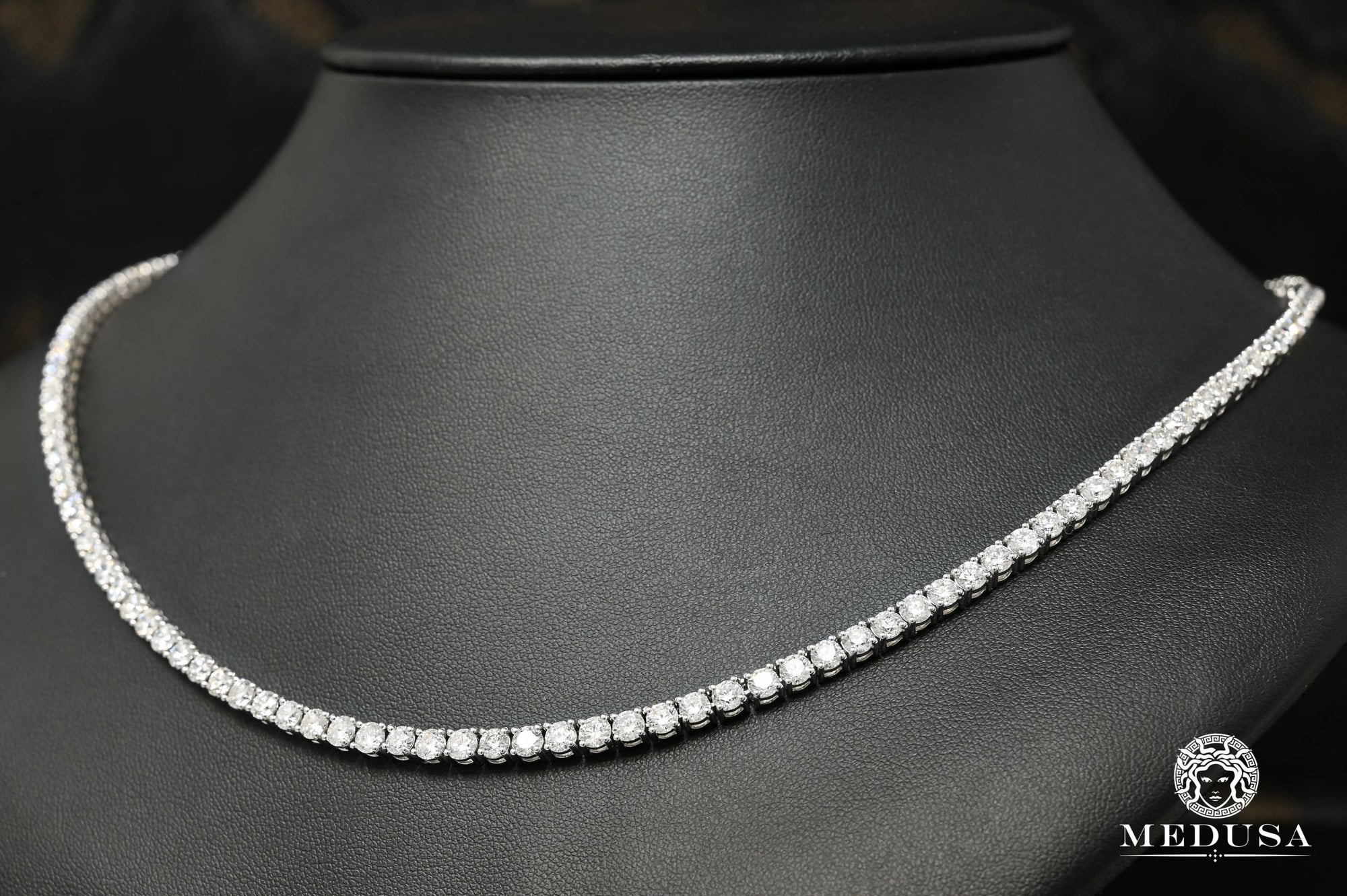 4mm Tennis Chain 4-Prong Or Blanc