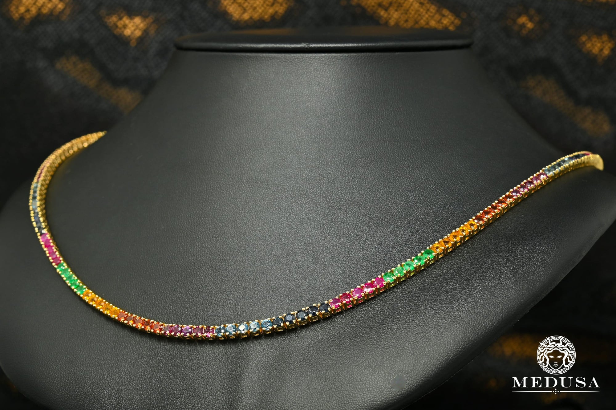 4mm Tennis Chain - Rainbow