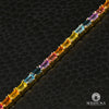 Bracelet à Diamants en Or 10K | Bracelet Homme 4mm Tennis Rainbow Or Jaune