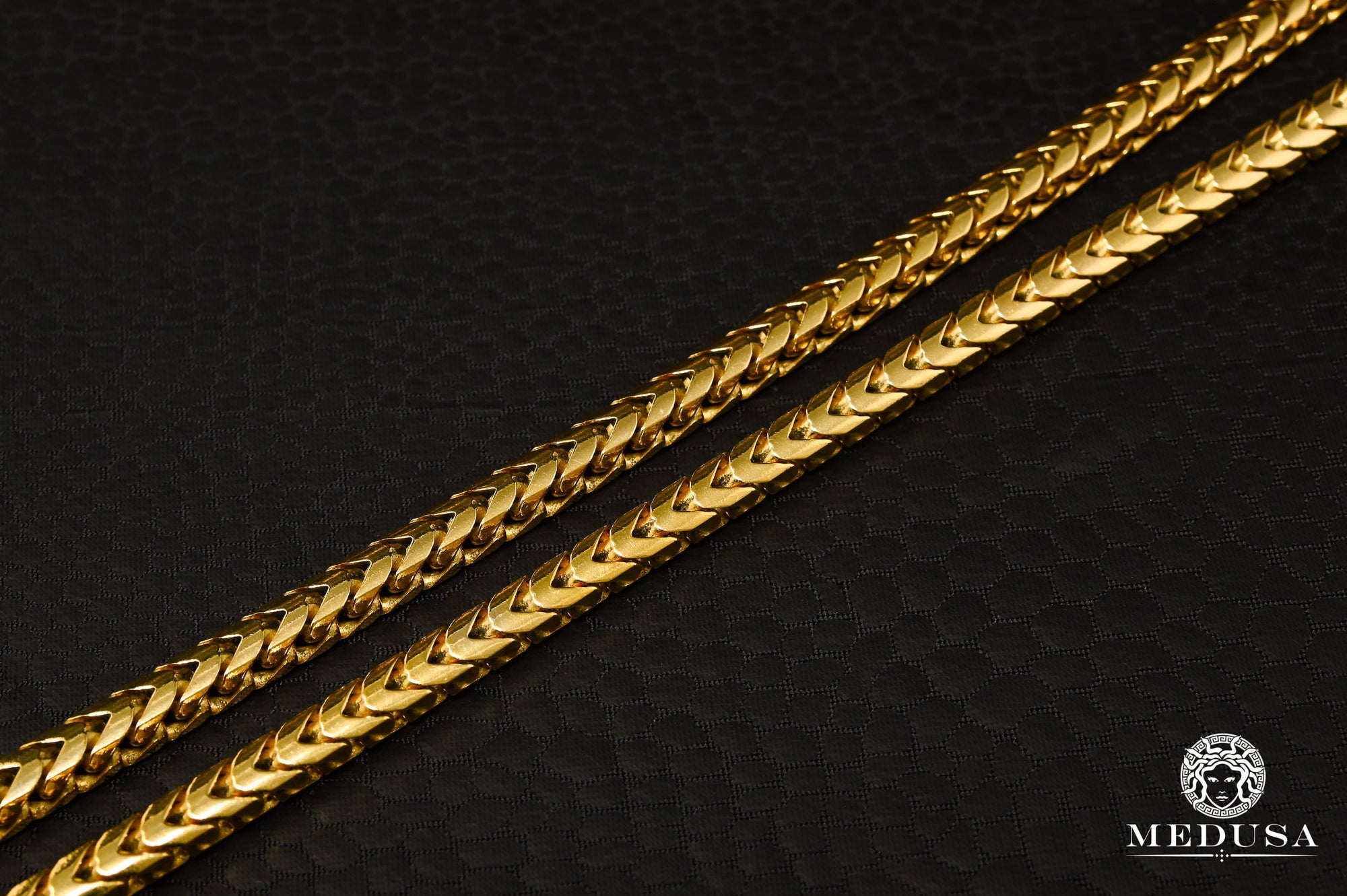 Chaîne en Or 10K | Chaîne 5mm Franco Solid