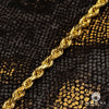 Bracelet en Or 10K | Bracelet Homme 6.5mm Bracelet Torsade Diamond Cut