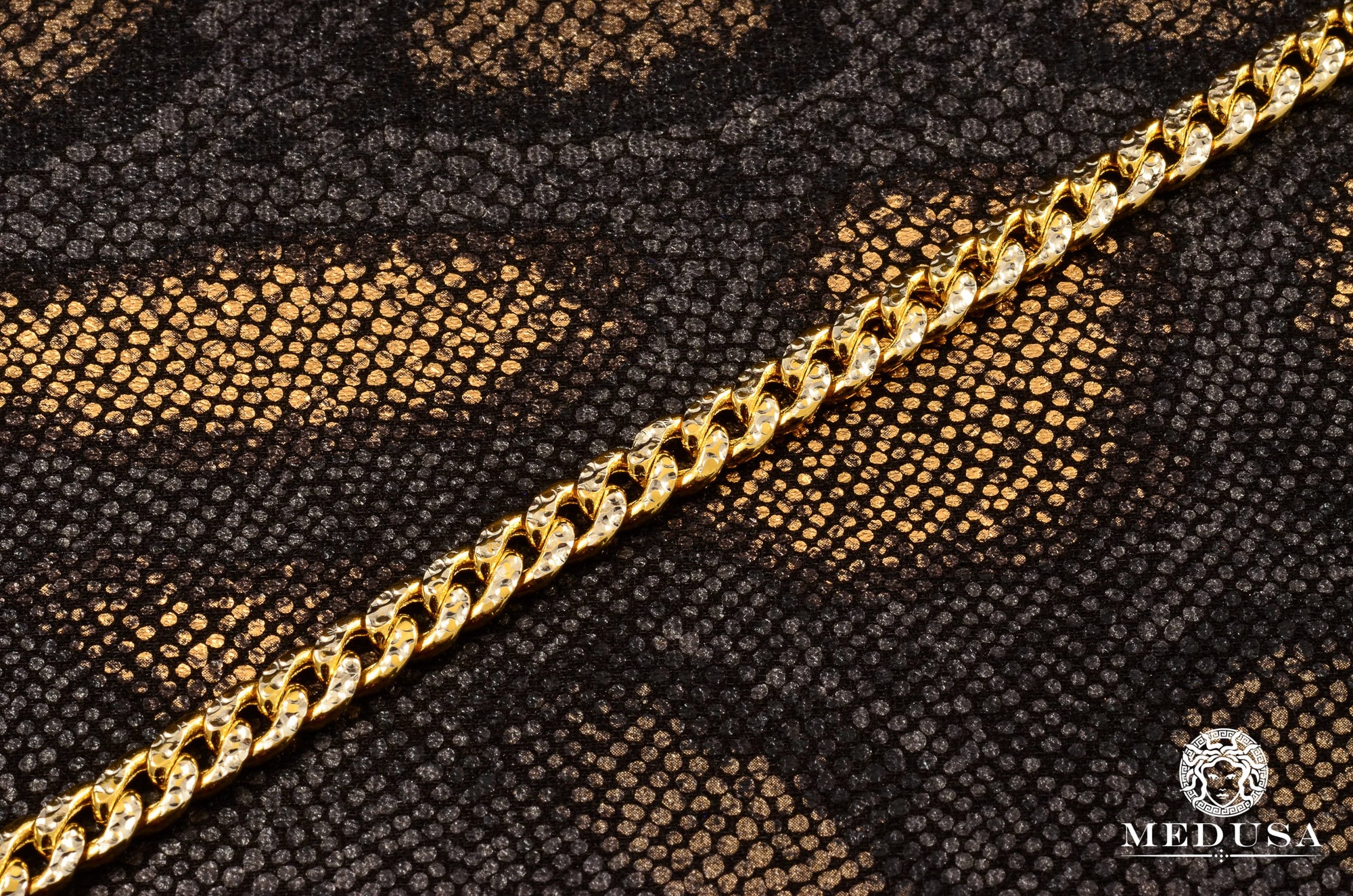 Chaîne en Or 10K | Chaîne 6mm Cuban Diamond Cut