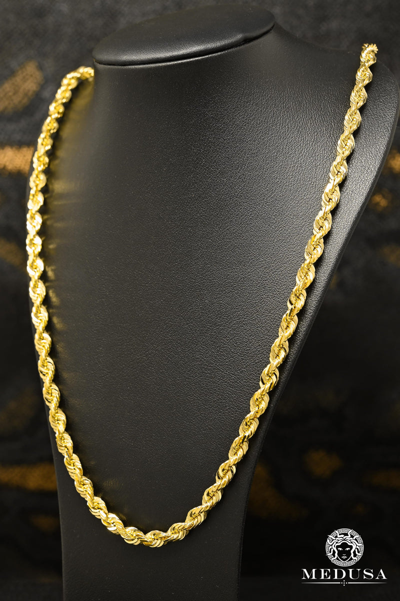Chaîne en Or 14K | Chaîne 6mm Torsade Solid 585