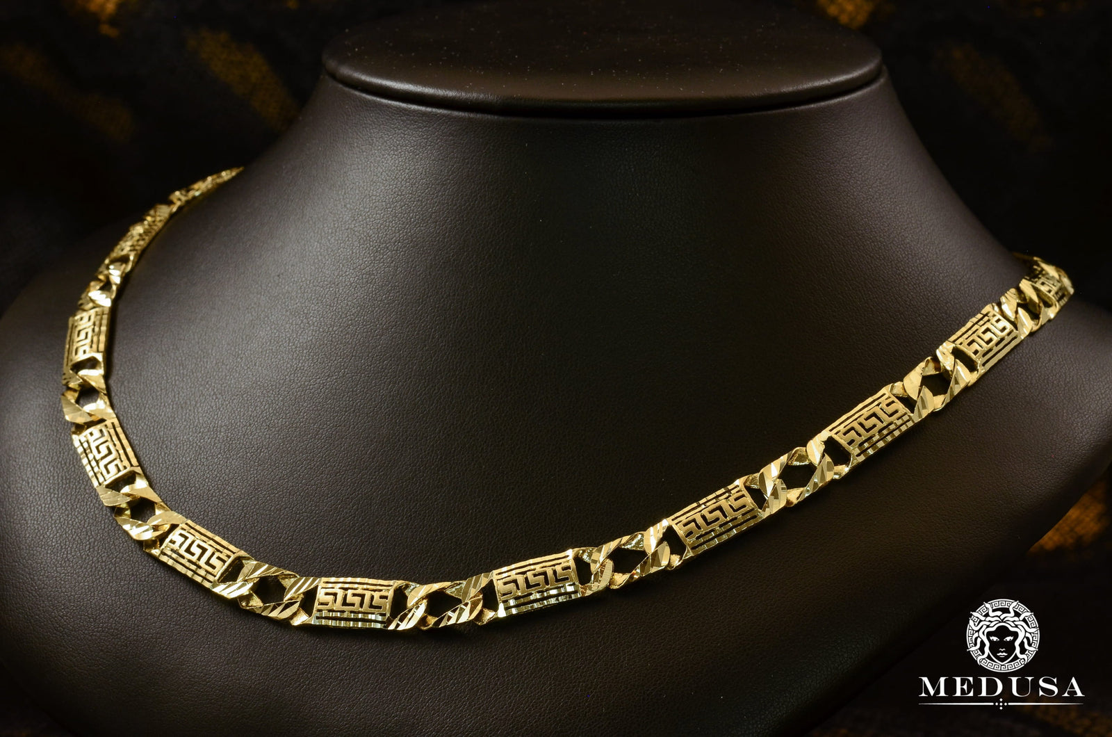 Chaîne en Or 10K | Chaîne Gourmette 9mm Gianni M12