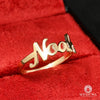 Bague en Or Custom | Bijoux Custom Bague Prénom Sur Mesure