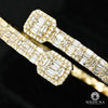 Bracelet à Diamants en Or 14K | Bracelet Homme Bangle D4 Diamant
