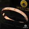 Bracelet Rigide en Or 18K | Bracelet Femme Bangle D5 Diamant