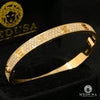 Bracelet Rigide en Or 18K | Bracelet Femme Bangle D5 Diamant