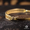 Bracelet Rigide en Or 10K | Bracelet Femme Bangle F1 Or Jaune