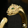 Bracelet Rigide en Or 10K | Bracelet Femme Bangle X10 Tiger Or Jaune