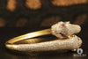 Bracelet Rigide en Or 10K | Bracelet Femme Bangle X3 - Tiger Or Jaune