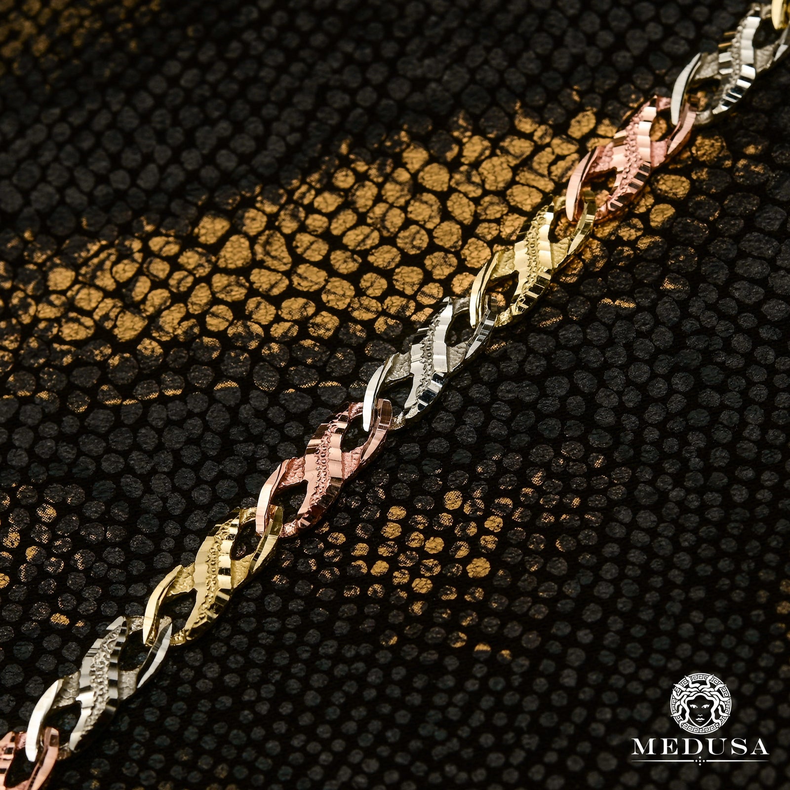 Bracelet en Or 10K | Bracelet Femme Boundless F14 - Infinity Or 3 Tons