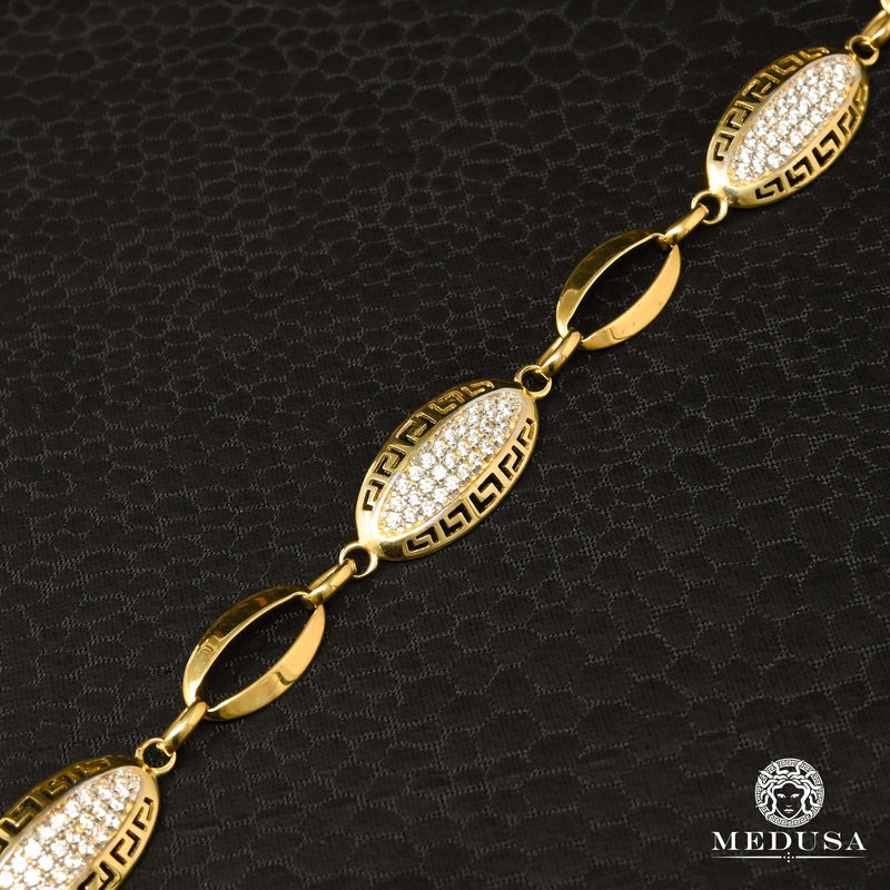 Bracelet en Or 10K | Bracelet Femme Boundless F20 Or Jaune