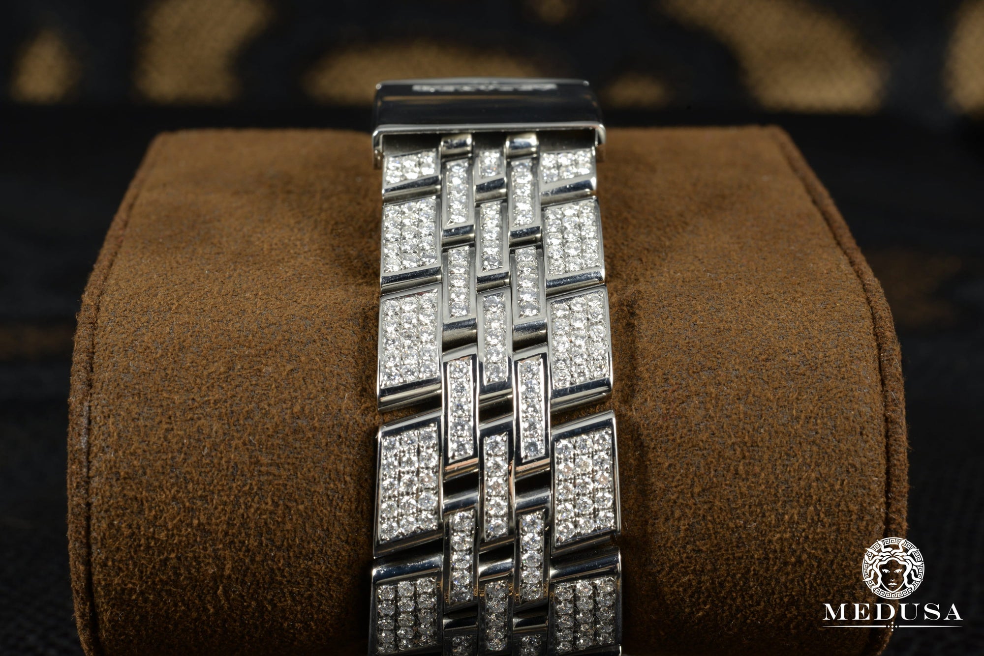 Montre Breitling | Montre Homme Breitling for Bentley - Iced Out Stainless