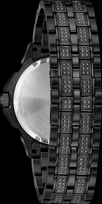 Montre Bulova | Montre Homme Bulova Cristal - 98C134 Swarovski / Or Noir
