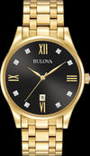 Montre Bulova | Montre Homme Bulova Diamonds - 97D108 Diamant / Or Jaune