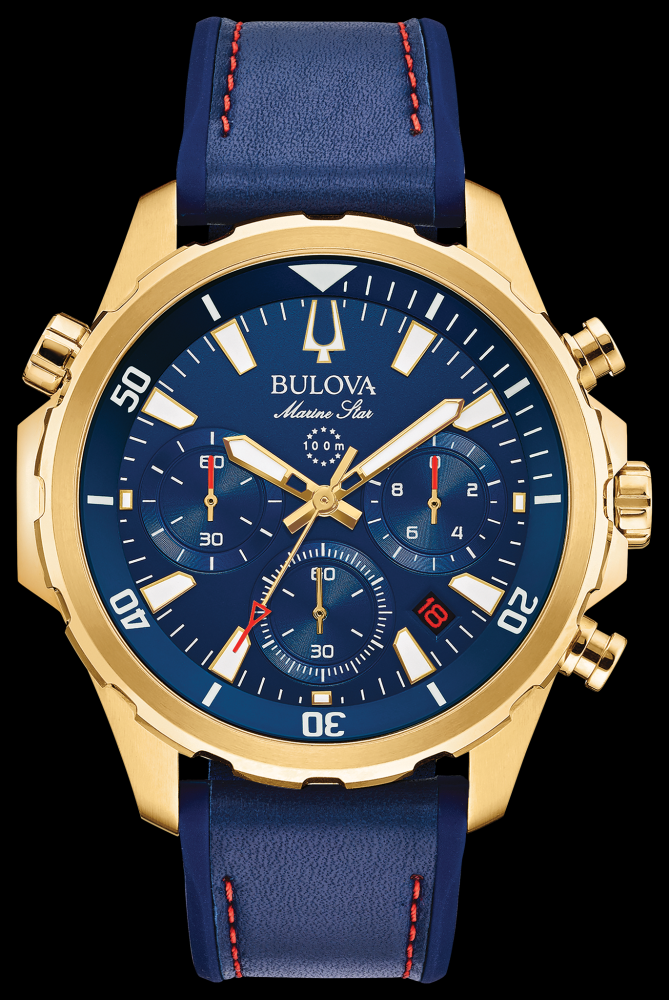 Montre Bulova | Montre Homme Bulova Marine Star - 97B168 Or Jaune