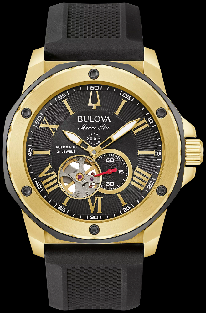 Montre Bulova | Montre Homme Bulova Marine Star - 98A272 Or Jaune