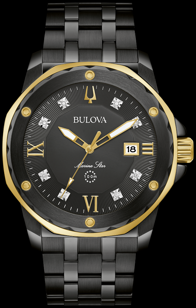 Montre Bulova | Montre Homme Bulova Marine Star - 98D176 Or Jaune