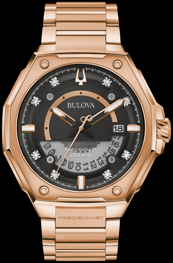 Montre Bulova | Montre Homme Bulova Precisionist - 97D129 Or Rose