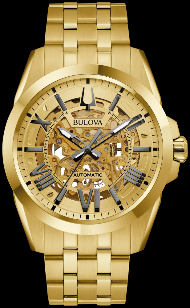 Montre Bulova | Montre Homme Bulova Shutton - 97A162 Or Jaune