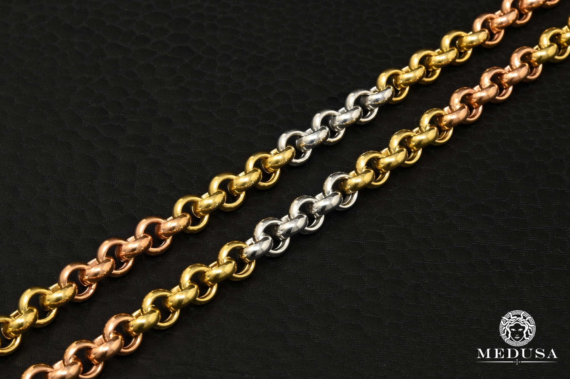 Collier en Or 10K | Collier Femme Choker X2 Or 3 Tons