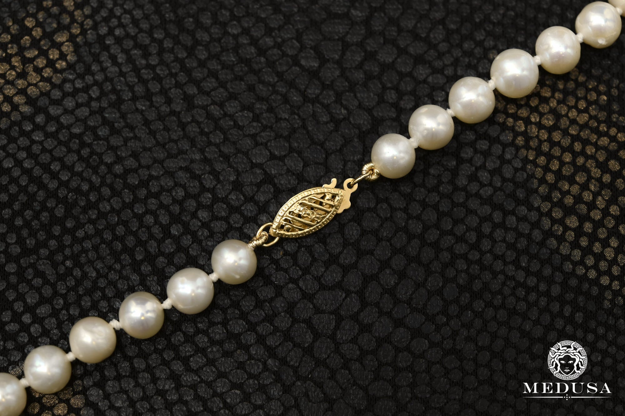 Collier en Or 10K | Collier Femme Collier Perles [4 à 8mm]