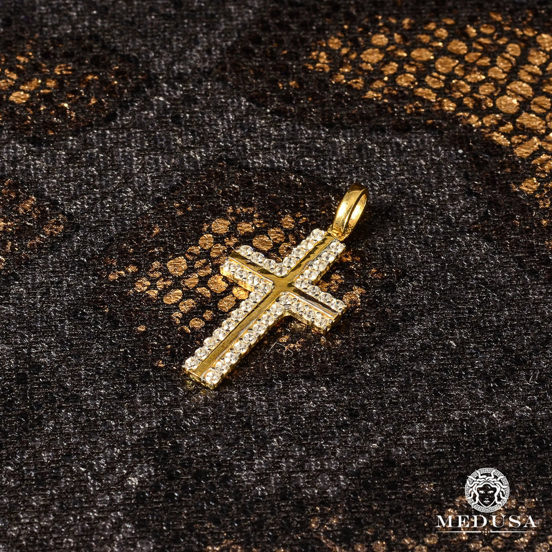 Breloque en Or 10K | Pendentif Breloque Crusty F2 Or Jaune