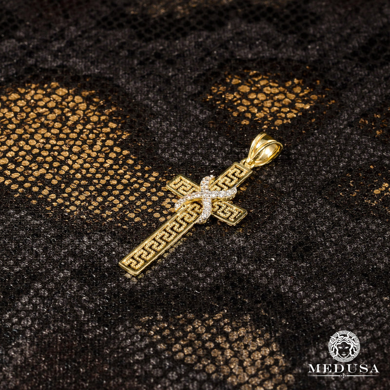 Breloque en Or 10K | Pendentif Breloque Crusty F6 Or Jaune
