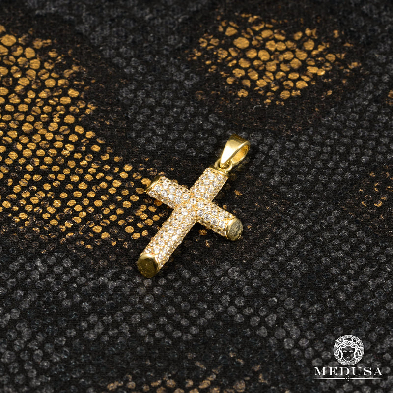 Breloque en Or 10K | Pendentif Breloque Crusty F8 Or Jaune / 22mm