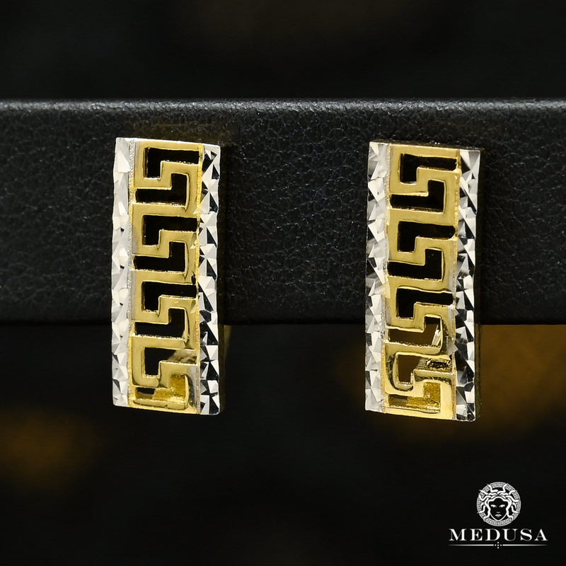 Clip-On en Or 10K | Boucles d’Oreilles Deluxe F18 Or Jaune