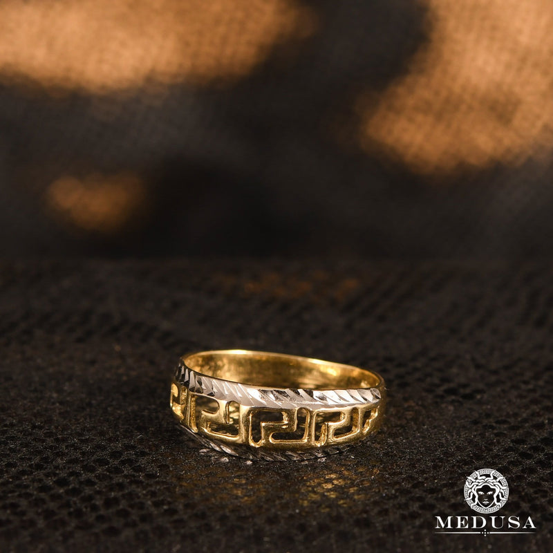 Bague en Or 10K | Bague Femme Diamond F4 Or 2 Tons