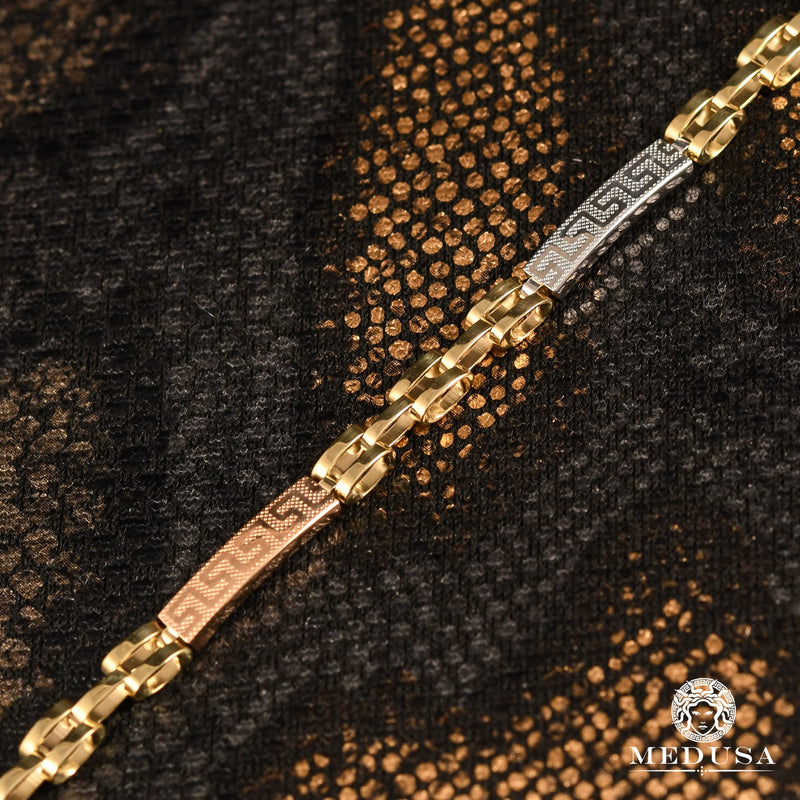 Bracelet en Or 10K | Bracelet Femme Elegant F1 Or 3 Tons