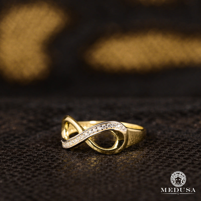 Bague en Or 10K | Bague Femme Eternal F1 - Infinity Or Jaune