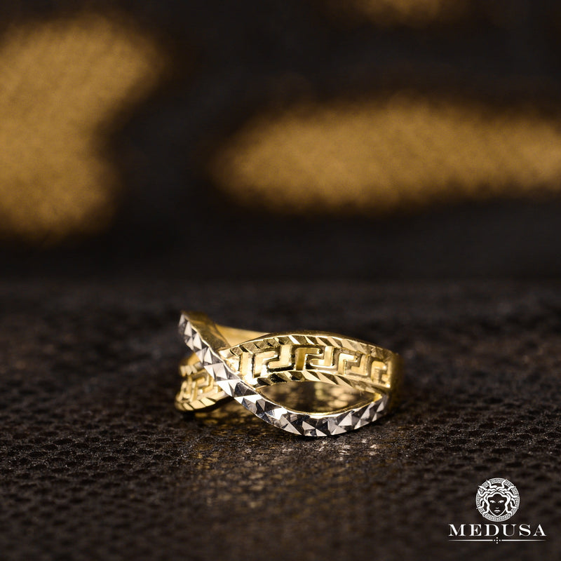 Bague en Or 10K | Bague Femme Eternal F15 Or 2 Tons