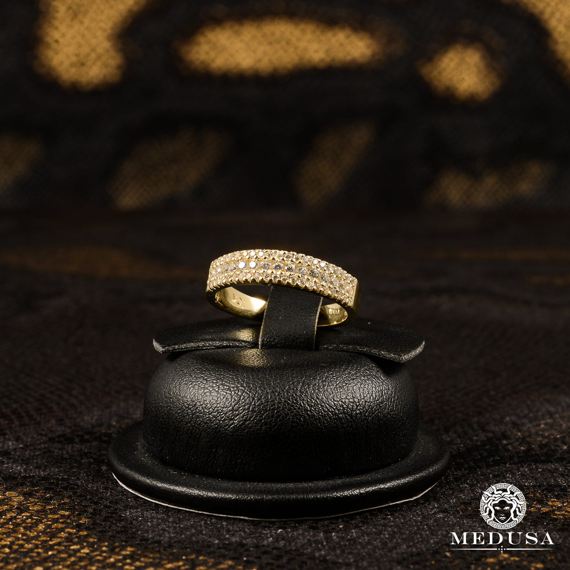 Bague à Diamants en Or 14K | Bague Fiançaille Eternity F6 - MA0782