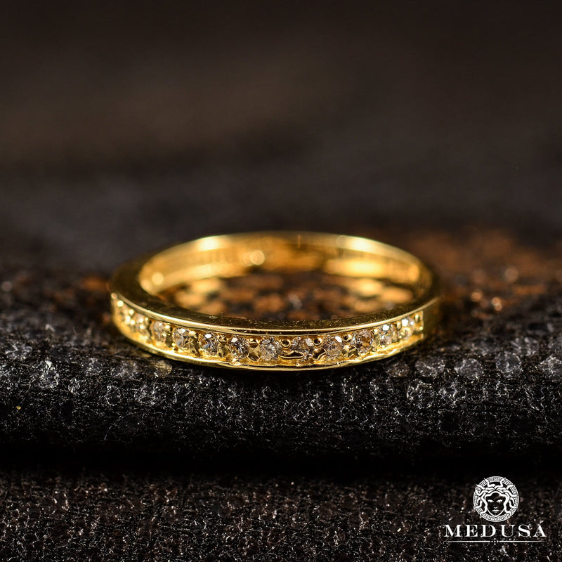 Bague en Or 10K | Bague Femme Fairy F8 Or Jaune