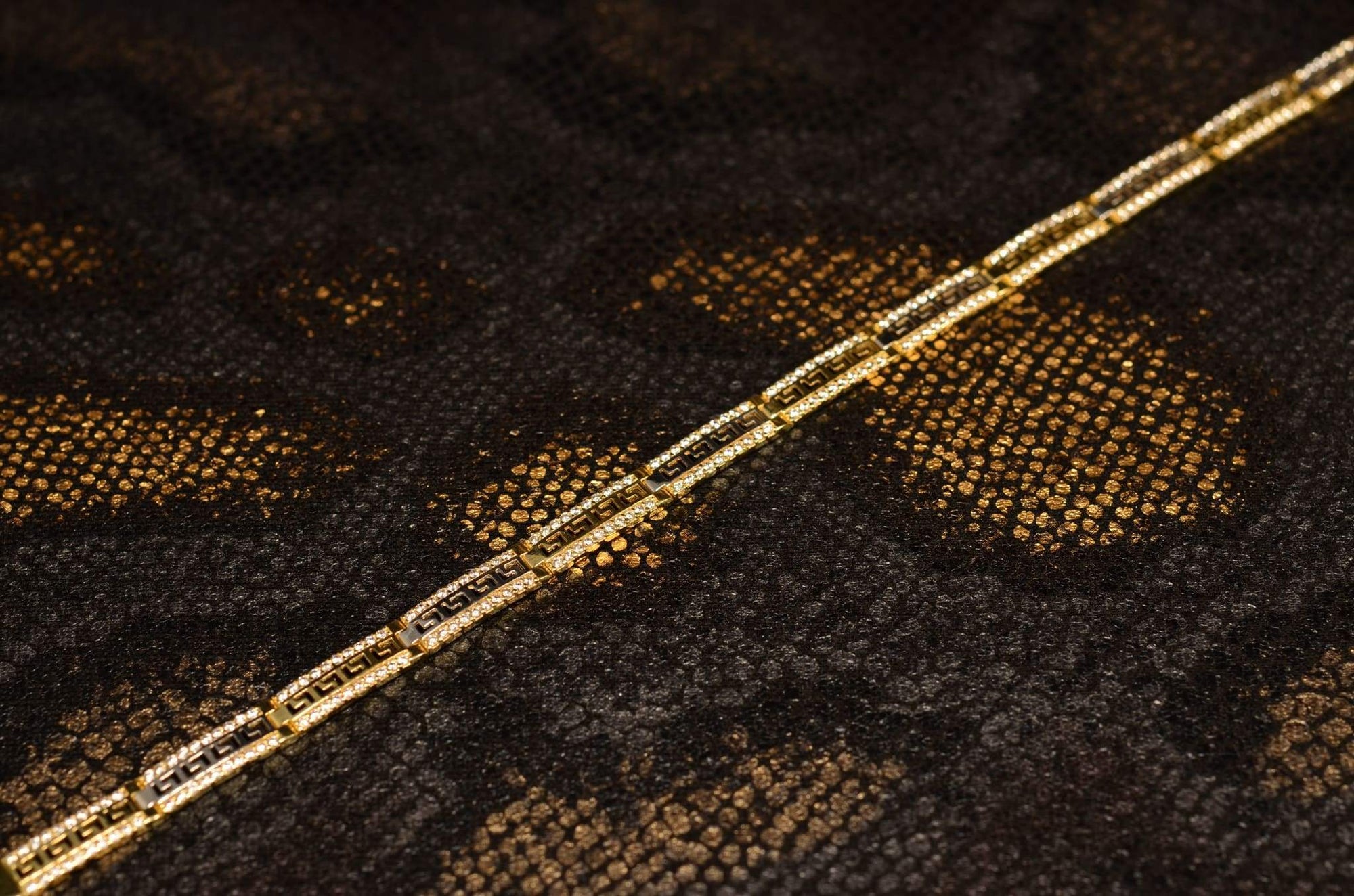 Bracelet en Or 10K | Bracelet Femme Fancy F4 Or Jaune