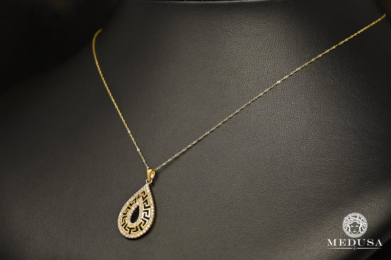 Collier en Or 10K | Collier Femme Flimsy X6 Or Jaune
