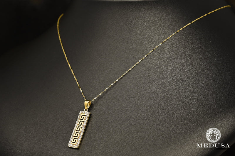 Collier en Or 10K | Collier Femme Flimsy X7 Or Jaune